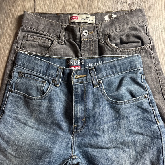 Levi’s 514 Slim Straight Gray Jeans Pants - Picture 6 of 8